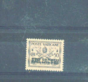 VATICAN - 1931 50c MM - Paketmarken