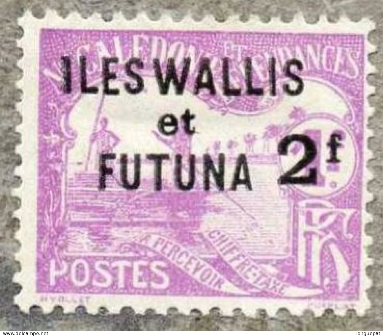 Wallis Et Futuna :  - Timbre De Nouvelle-Calédonie De 1906, Surchargés - - Portomarken