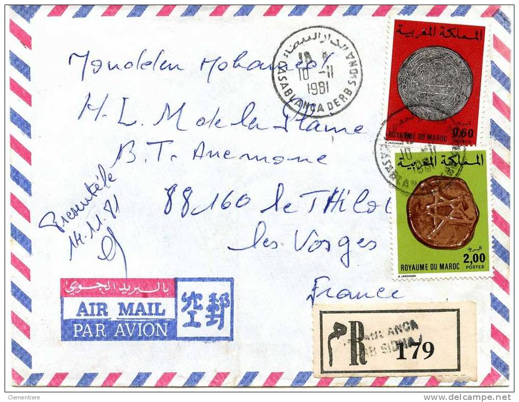 Maroc , N° YT :  807 Et 799 Sur LR - Maroc (1956-...)