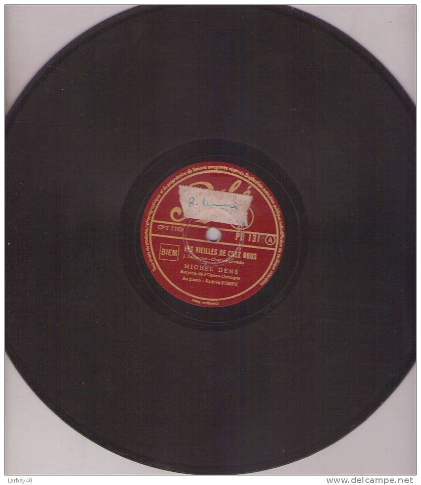 L Anneau D Argent -  Les Vieilles De Chez Nous - Michel Dens - 78 Tours - 78 Rpm - Schellackplatten