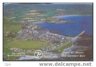 # ISLE_OF_MAN D6 Port St Mary 30 Gpt 12.89 12000ex Tres Bon Etat - Isla De Man