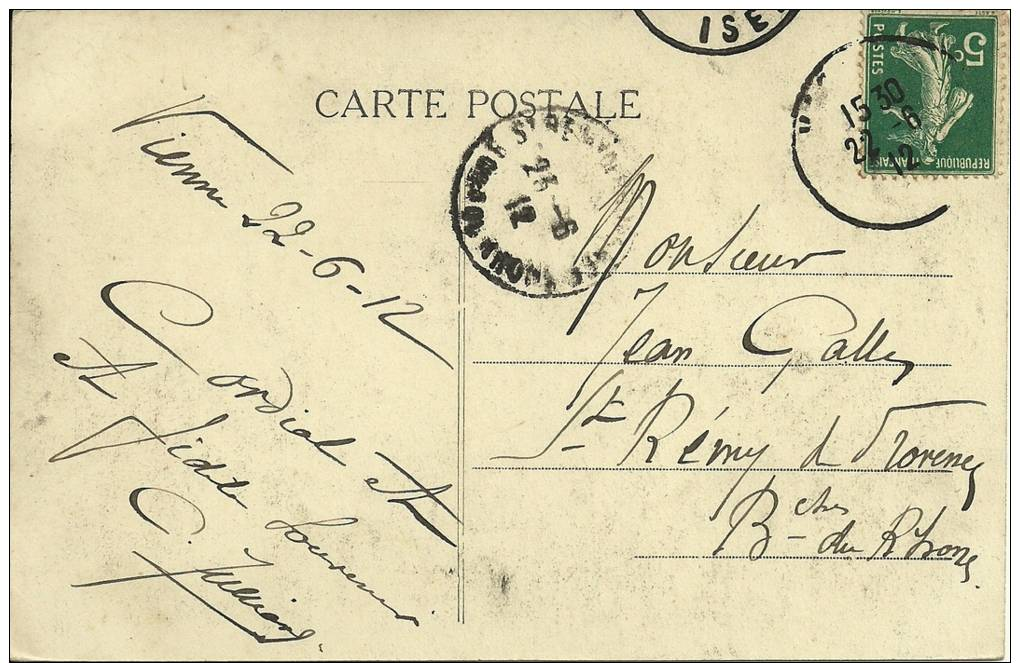 1h - 38 - Vienne - Isère - Souvenir Du Congrès Eucharistique De Vienne - 19 Au 23 Juin 1912 - Blanchard - Vienne