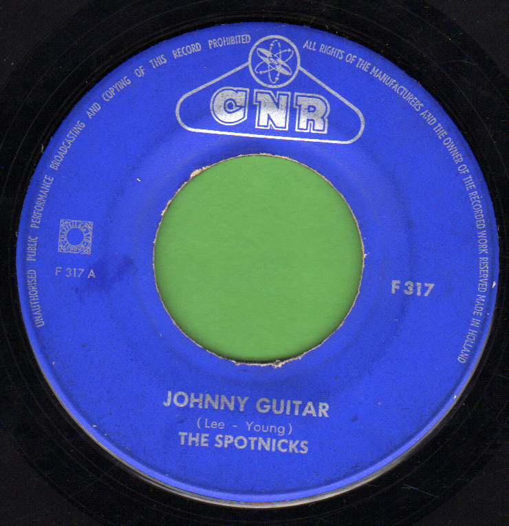 * 7" *  THE SPOTNICKS - JOHNNY GUITAR (Holland - Instrumentaal