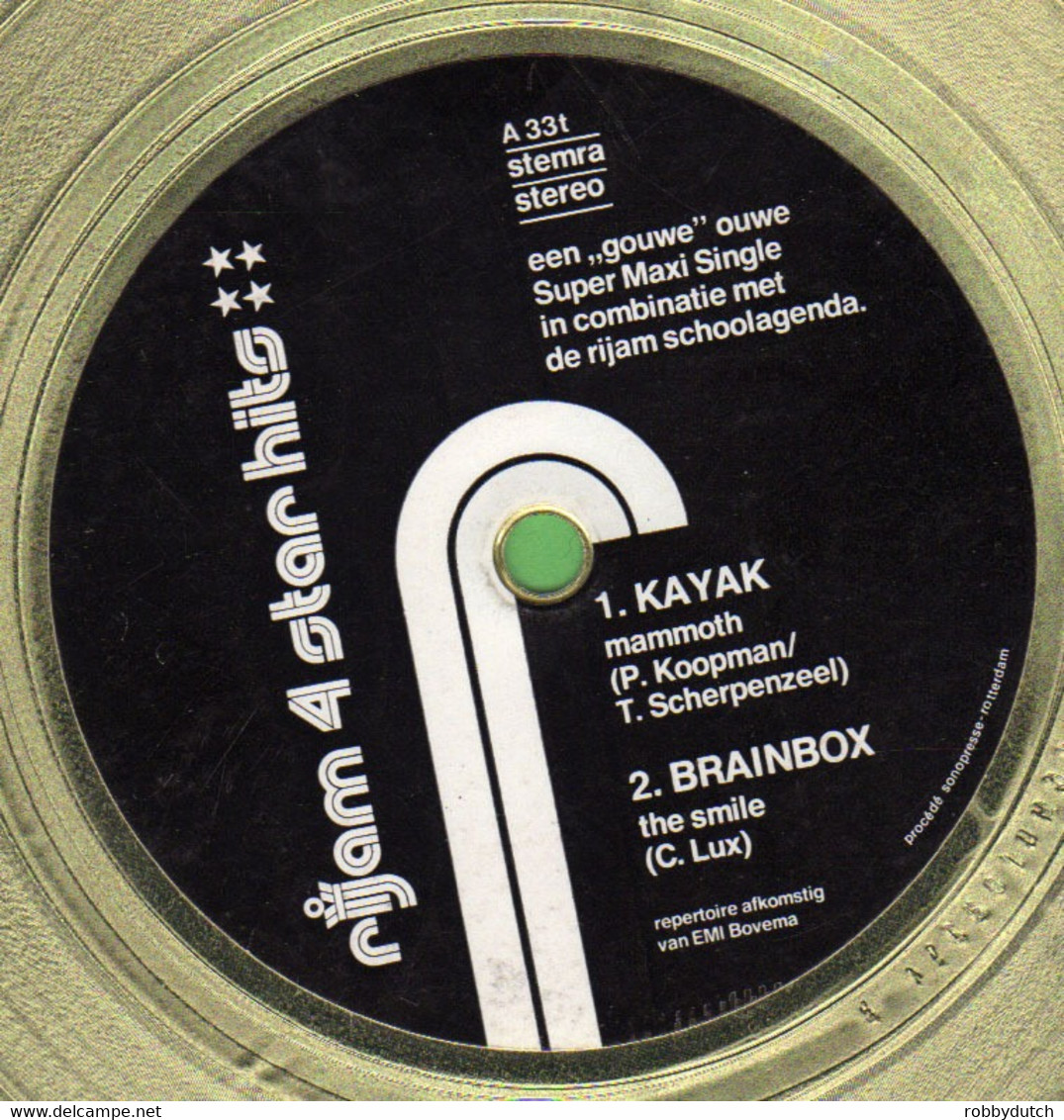 * 7" Flexidisc EP *  RIJAM 4 STAR HITS - KAYAK / BRAINBOX / DIZZY MANS BAND / (Holland 1973) - Compilaciones