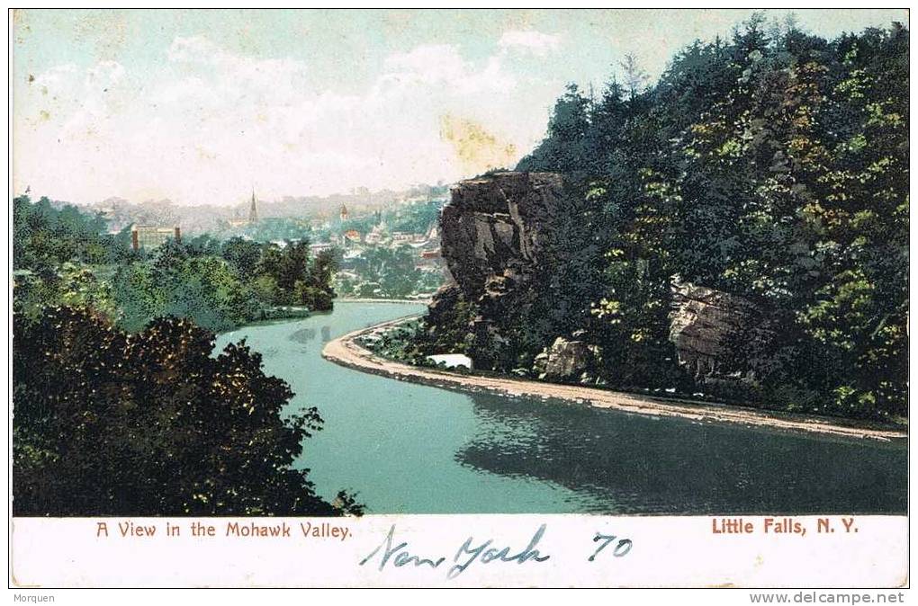 1187. Postal  MOHAWK Valley  (Utica) Little Falls (New York) - Utica