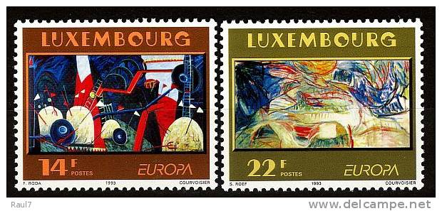 EUROPA -CEPT 1993 LUXEMBOURG 2 V  NEUF ** (MNH) - 1993