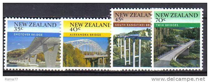 ZEL272 - NUOVA ZELANDA 1985 ,  Yvert Serie 897/900  *** - Unused Stamps