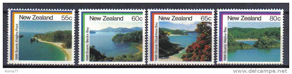 ZEL280 - NUOVA ZELANDA 1986 ,  Yvert Serie 928/931  *** - Unused Stamps