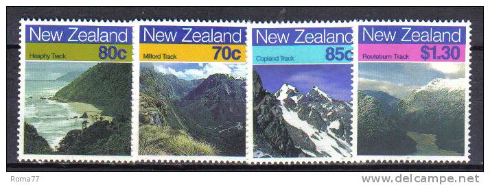 ZEL293 - NUOVA ZELANDA 1988 ,  Yvert Serie 991/994  *** - Unused Stamps