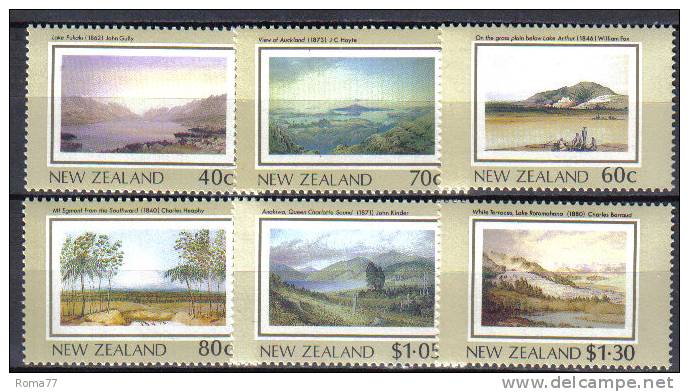 ZEL294 - NUOVA ZELANDA 1988 ,  Yvert Serie 1004/1009  *** - Unused Stamps