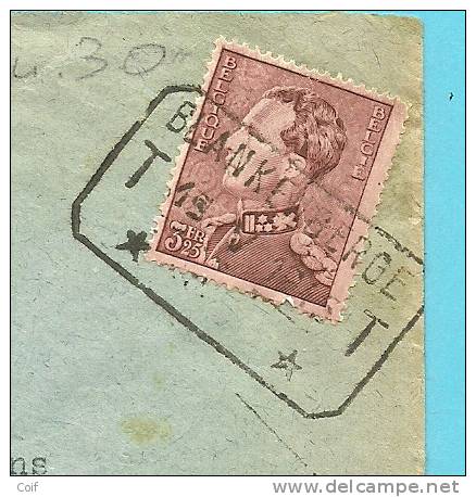 531 Op Brief Per EXPRES Met Telegraafstempel  Met Hoofding "Visch En Visscherijprodukten" - 1936-51 Poortman