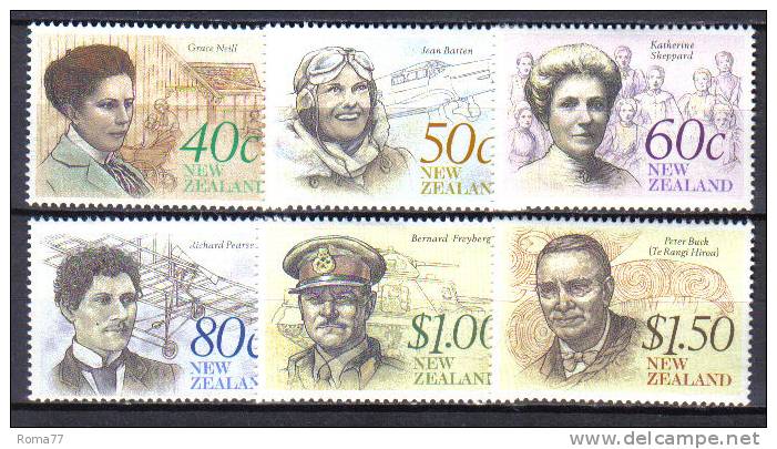 ZEL304 - NUOVA ZELANDA 1990 ,  Yvert Serie 1066/1071  *** - Unused Stamps