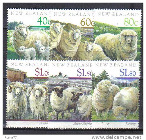 ZEL309 - NUOVA ZELANDA 1990 ,  Yvert Serie 1094/1099  *** - Unused Stamps