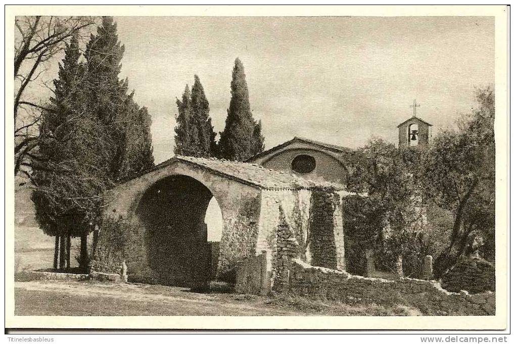 Belle CPA.- Alpes Maritimes.- CHATEAUNEUF-de-GRASSE.- SANCTUAIRE De NOTRE-DAME Du BRUSC.- - Autres & Non Classés