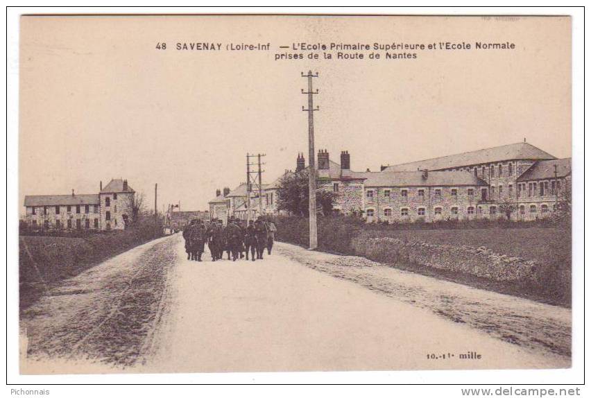 44 SAVENAY  école Primaire  école Normale  Soldats - Savenay