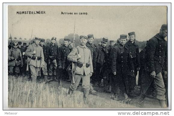 Munsterlager - Arrivee Au Camp - Oorlog 1914-18