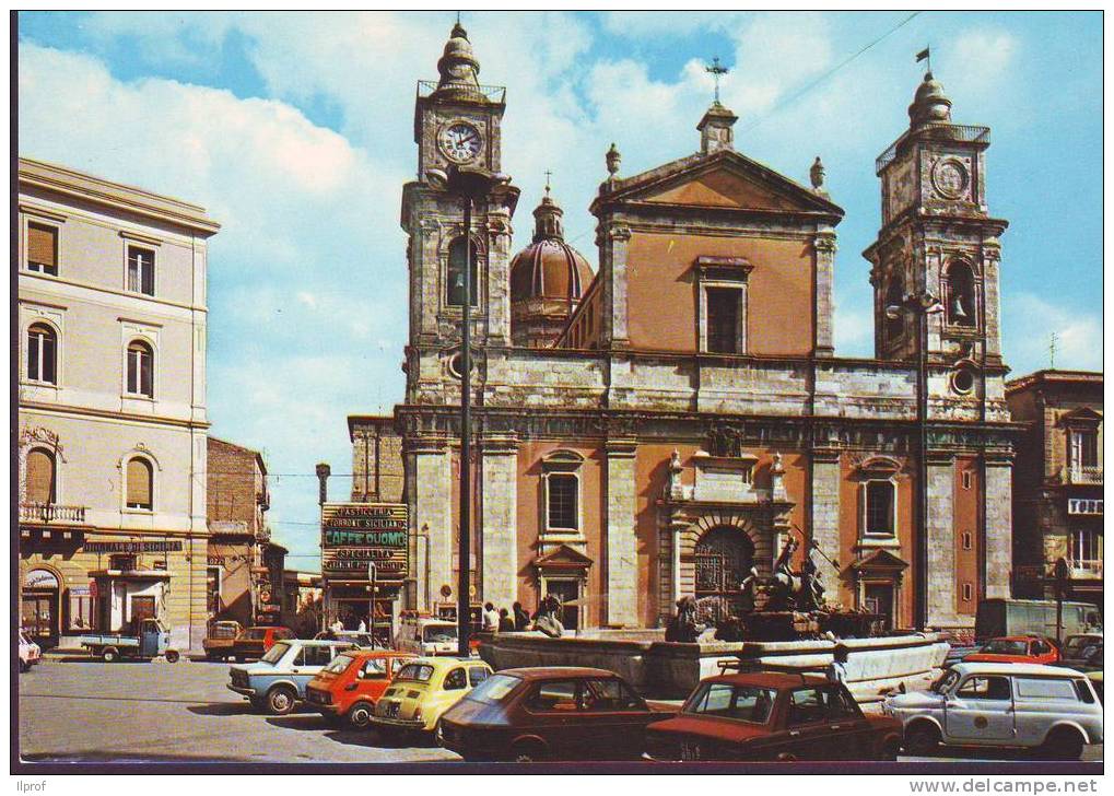 Caltanisetta, Piazza Garibaldi E Cattedrale - Caltanissetta