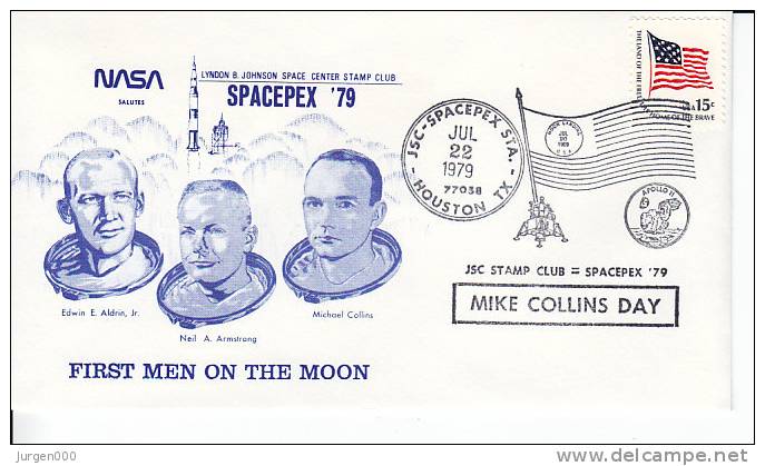 First Men On The Moon, Spacepex, 1979 (3104) - Etats-Unis