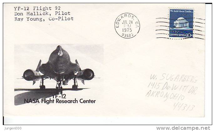Flight 92, Mallick/Young, YF 12, 1975 (3237) - United States