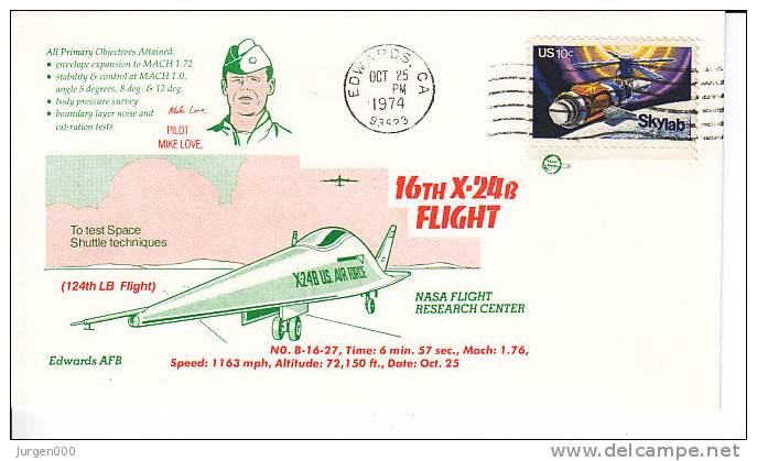 16th X-24B Free Flight, 1974 (3036) - Etats-Unis