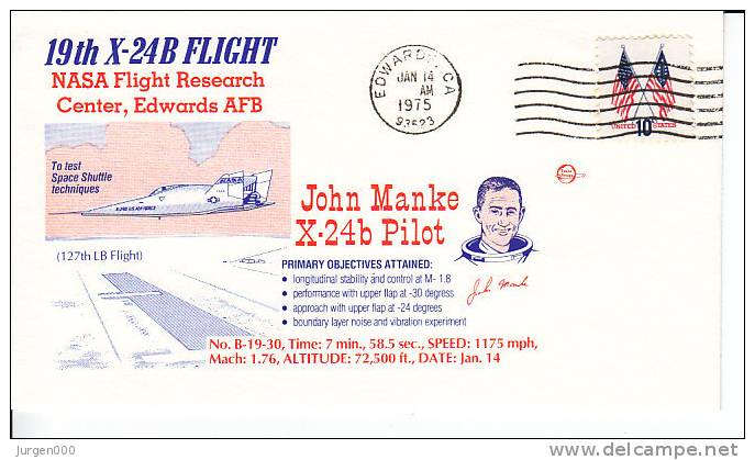 19th X-24B Free Flight, 1975 (3039) - Etats-Unis