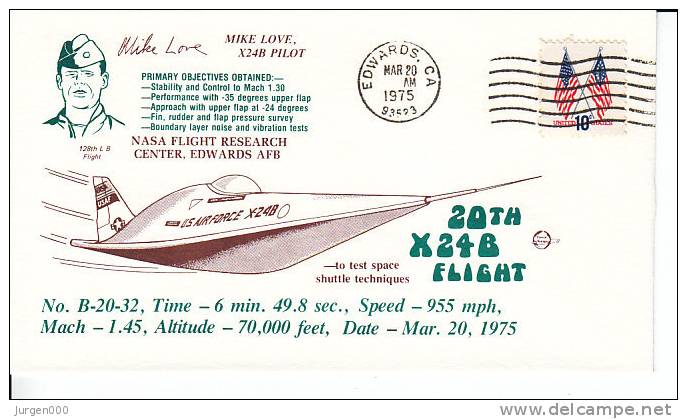20th X-24B Free Flight, 1975 (3040) - Verenigde Staten