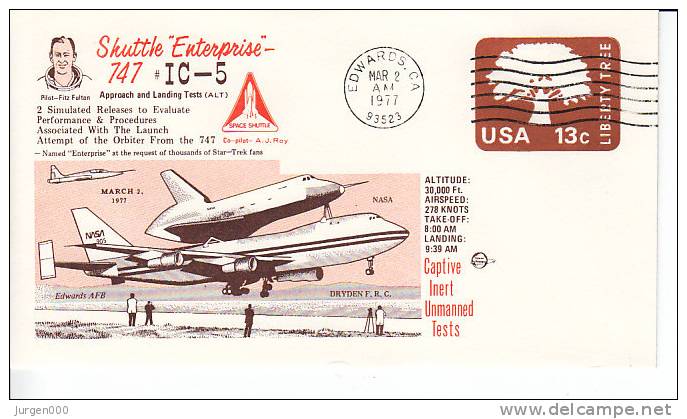 Shuttle Enterprise 747, IC-5, 1977 (3064) - Etats-Unis