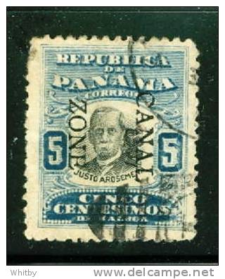 1906 Canal Zone 5c Justo Arosemena Issue #24 - Canal Zone