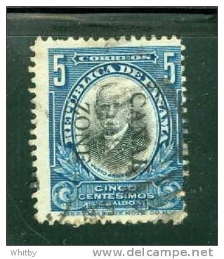 1909 Canal Zone 5c Justo Arosemena Issue #28 - Canal Zone