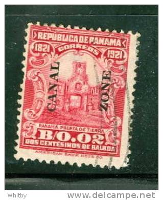 1921 Canal Zone 2c Land Gate Issue #61 - Zona Del Canale / Canal Zone