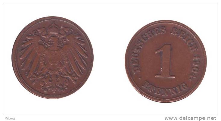 Germany 1 Pfennig 1904 G - 1 Pfennig