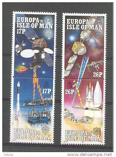 ISLE OF MAN  EUROPA ZEGELS  1991 ** - 1991