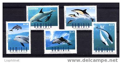 NAMIBIE 2006, DAUPHINS, 5 Valeurs, Neufs. R763 - Dolphins