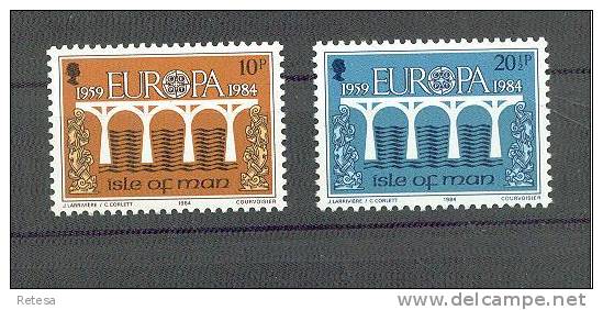 ISLE OF MAN  EUROPA ZEGELS   1984 ** - 1984