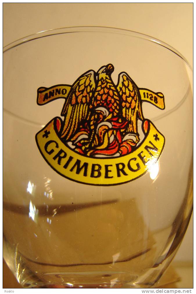 PUBLICITE  / BIERE GRIMBERGEN / CARTON DE 6 VERRES / PARFAIT ETAT - Alkohol