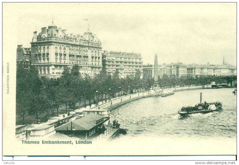 London - Thames Embankment - River Thames