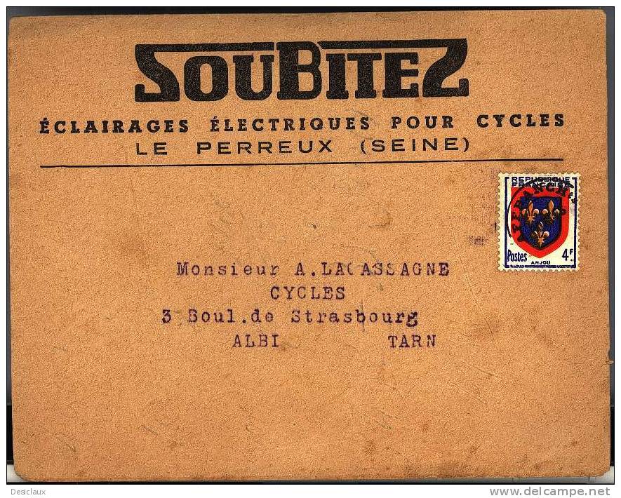 Lettre Affranchie Avec Le Preo 105.  Cote Maury 15,00€.    Voir Le Scan. - 1953-1960