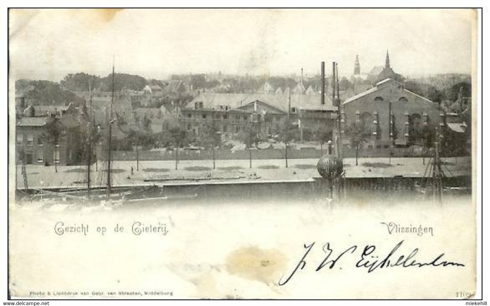 VLISSINGEN-GEZICHT OP DE GIELERIJ - Vlissingen