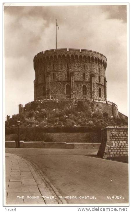 9587   Regno  Unito  The Round  Tower  Windsor  Castle  VGSB   1955 - Windsor Castle