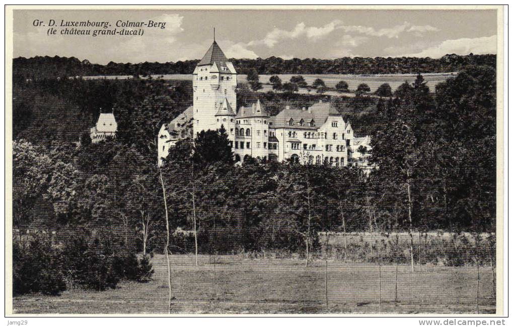 Luxemburg/Luxembourg, Colmar-Berg, Le Château Grand-ducal, Ca. 1940 - Colmar – Berg
