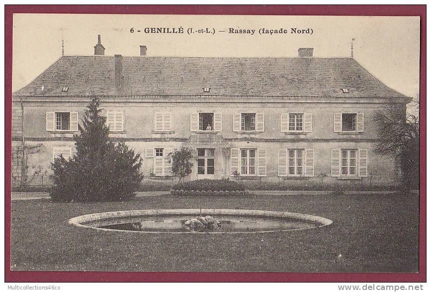 37 - GENILLE - Raçay (façade Nord) - Genillé