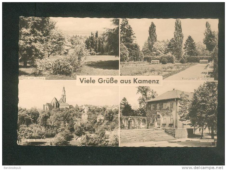 Allemagne - Viele Grüsse Aus KAMENZ ( Deutsche Democratische Republik Multivues Lessinghaus Hutberg Reinhardtsberg ... ) - Kamenz