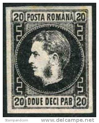 Romania #32 SUPERB Mint Hinged 20pa From 1866-67 - 1858-1880 Moldavia & Principato