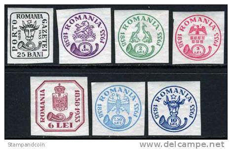 Romania #421-27 Mint Hinged 1st Moldavian Stamps Set From 1932 - Neufs