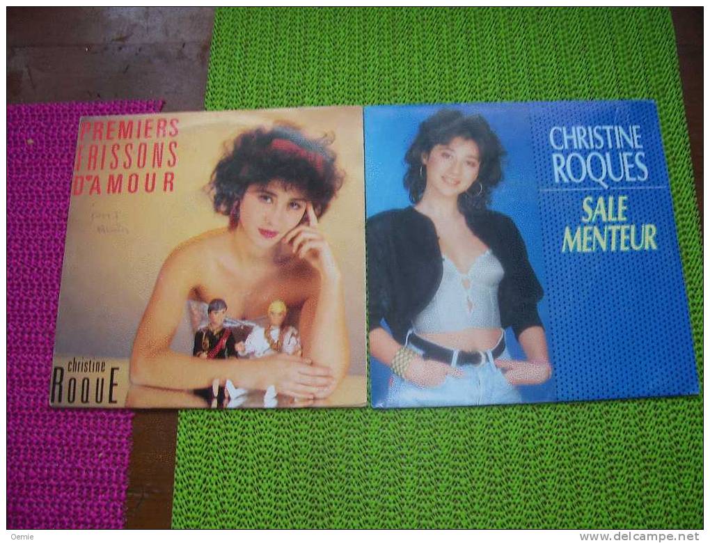 CHRISTINE ROQUES  °  LOT  DE 2 / 45 TOURS - Colecciones Completas