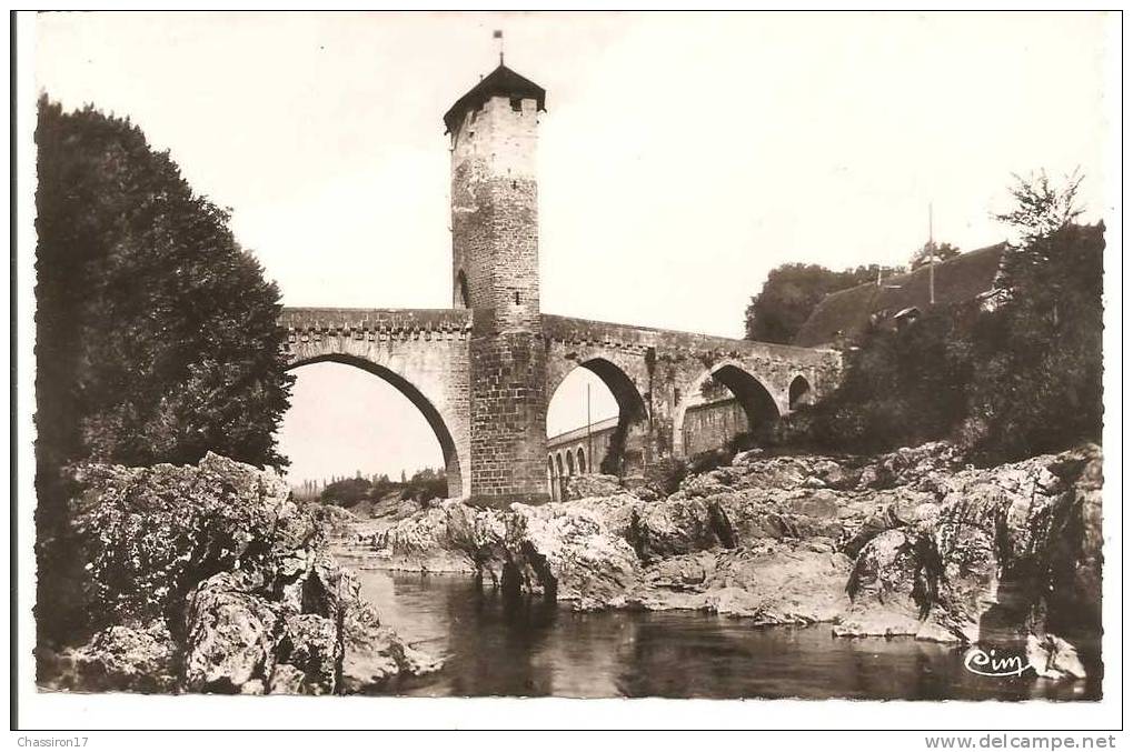 64 -  ORTHEZ  -  Le Vieux Pont Sur Le Gave   - CPSM - Orthez