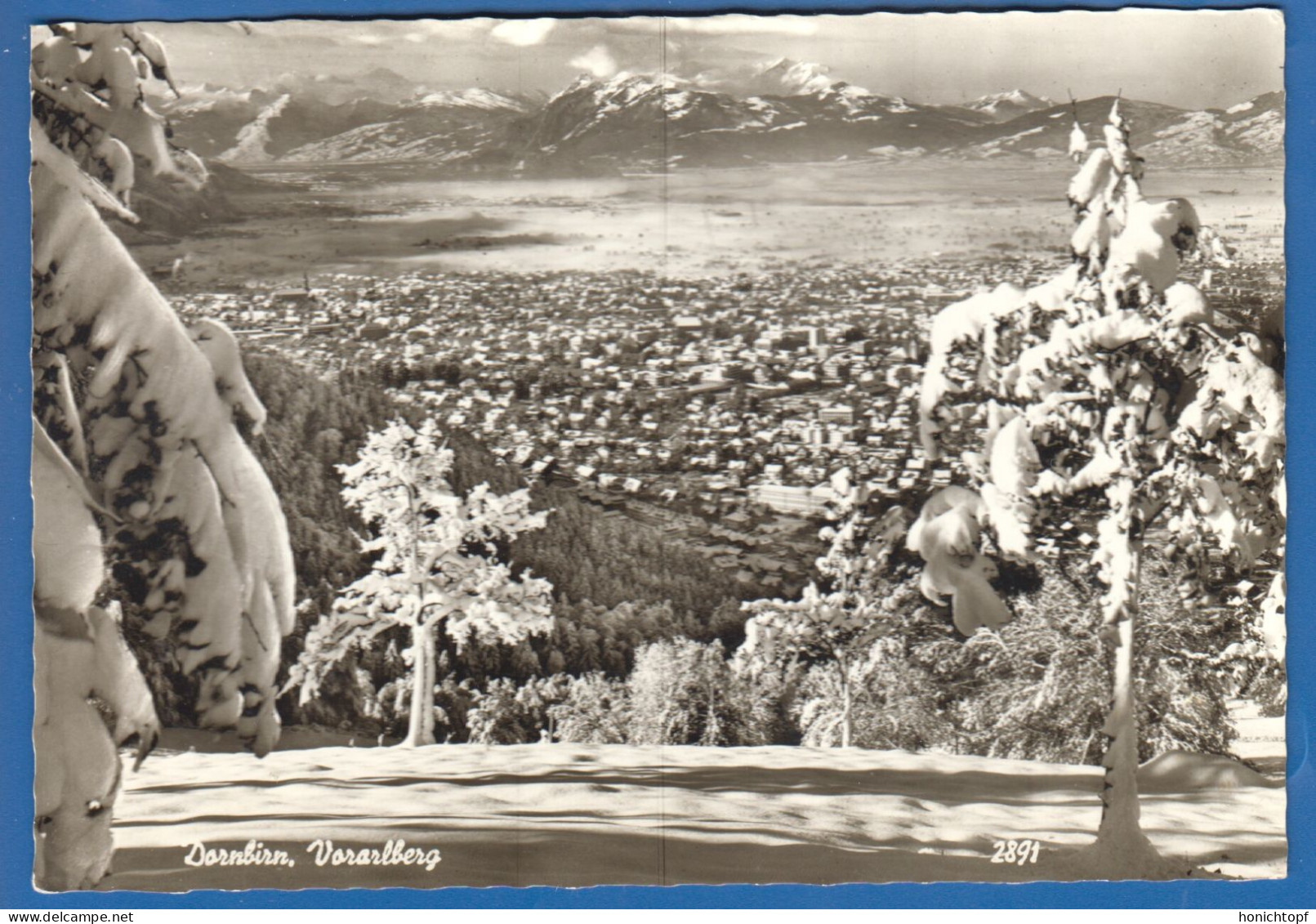 Österreich; Dornbirn; Panorama; Winter; 1969 - Dornbirn