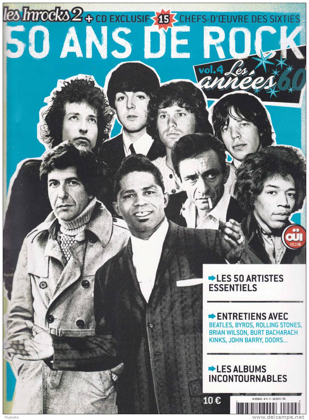 Les Inrockuptibles Hs 06 Les Inrocks2 50 Ans De Rock Volume 4 Les Années 60 John Barry - Musik