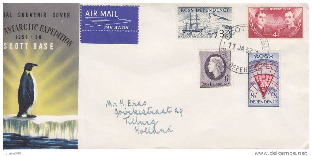 Ross Dependency, Scott Base, Nr 1/4 FDC (3347) - Autres & Non Classés