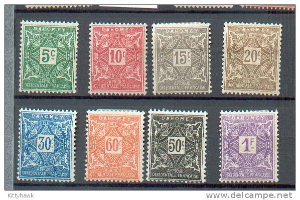 DAH 243 - YT Taxe 9 à 16 * - Unused Stamps